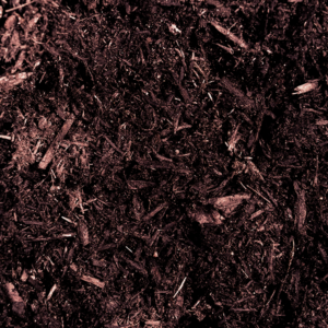 black dyed cedar mulch
